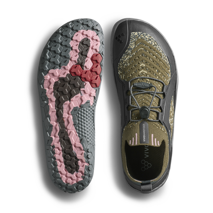 Vivobarefoot Primus Trail Knit FG Womens Dark Olive