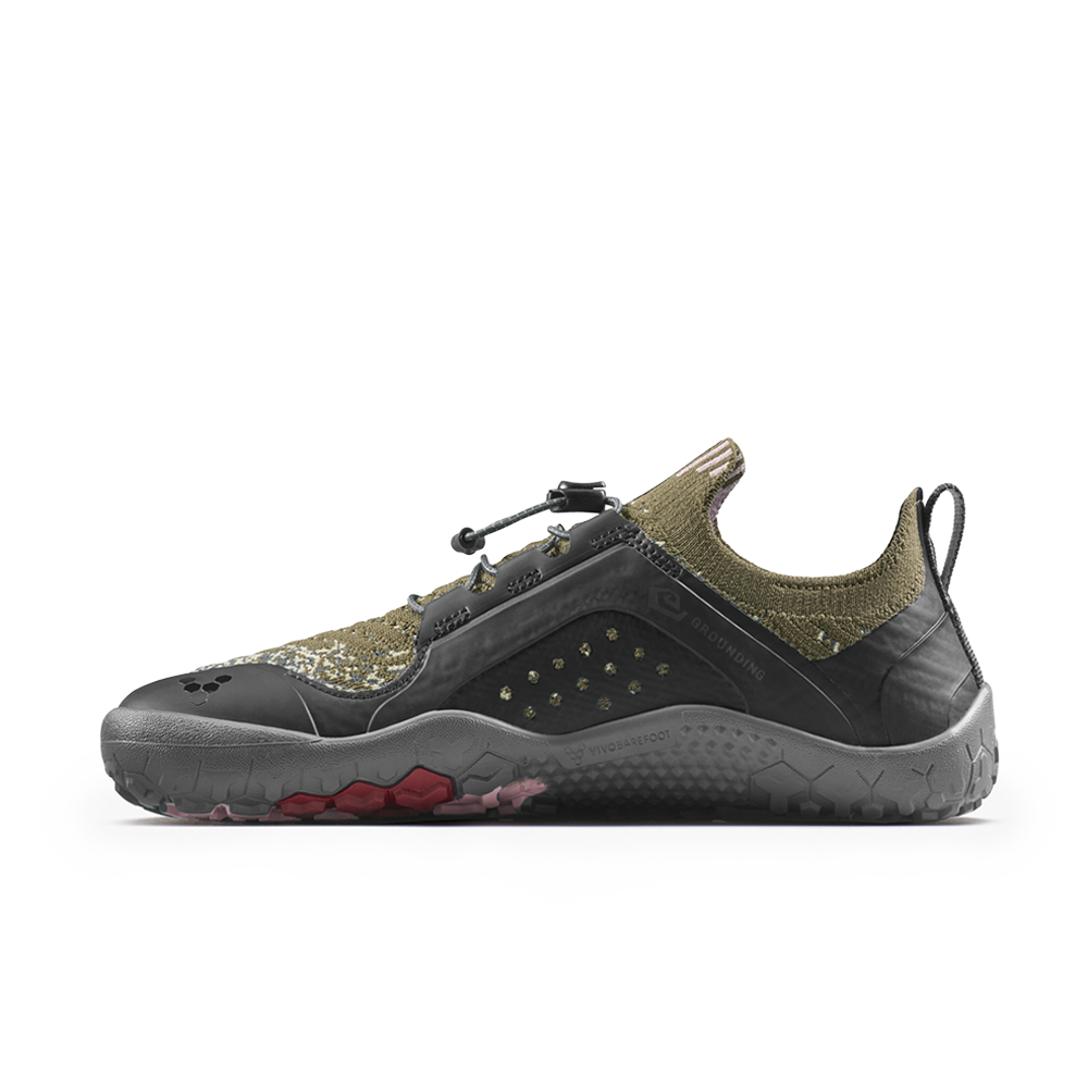 Vivobarefoot Primus Trail Knit FG Womens Dark Olive