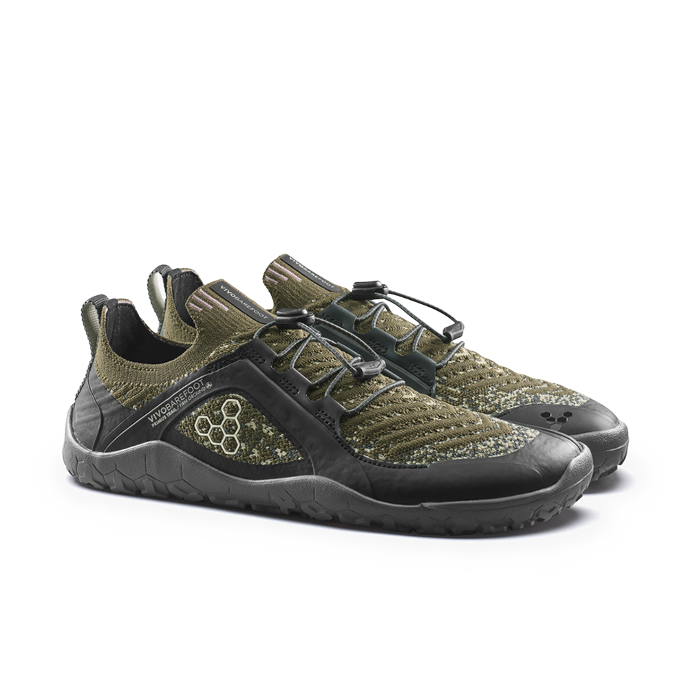 Vivobarefoot Primus Trail Knit FG Womens Dark Olive