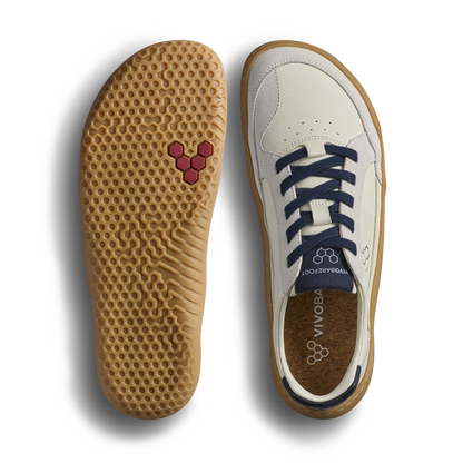 Vivobarefoot Gobi III Sneaker Leather Womens Limestone/ Seaborne