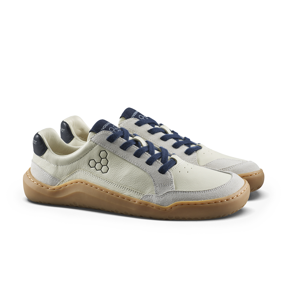 Vivobarefoot Gobi III Sneaker Leather Womens Limestone/ Seaborne