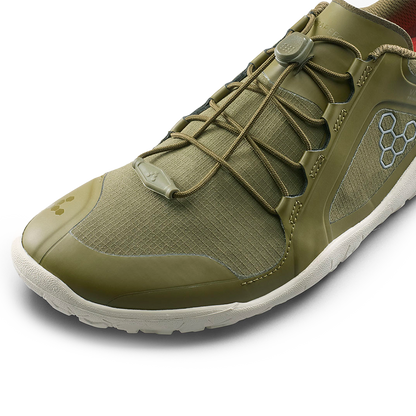 Vivobarefoot Primus Trail III All Weather FG Womens Dark Olive/White