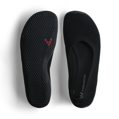 Vivobarefoot Primus Asana Yin Ballerina Knit Womens Obsidian