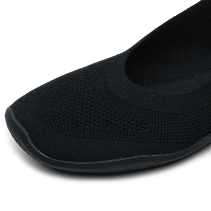 Vivobarefoot Primus Asana Yin Ballerina Knit Womens Obsidian