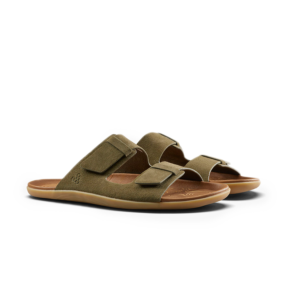 Vivobarefoot Sensus Yin Slide Womens Dark Olive