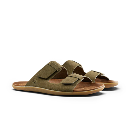 Vivobarefoot Sensus Yin Slide Womens Dark Olive
