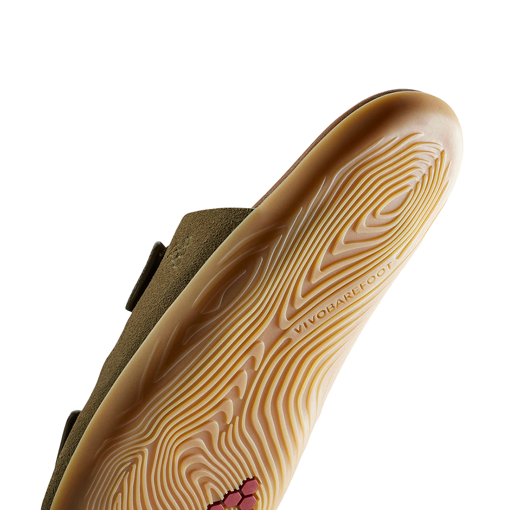 Vivobarefoot Sensus Yin Slide Womens Dark Olive