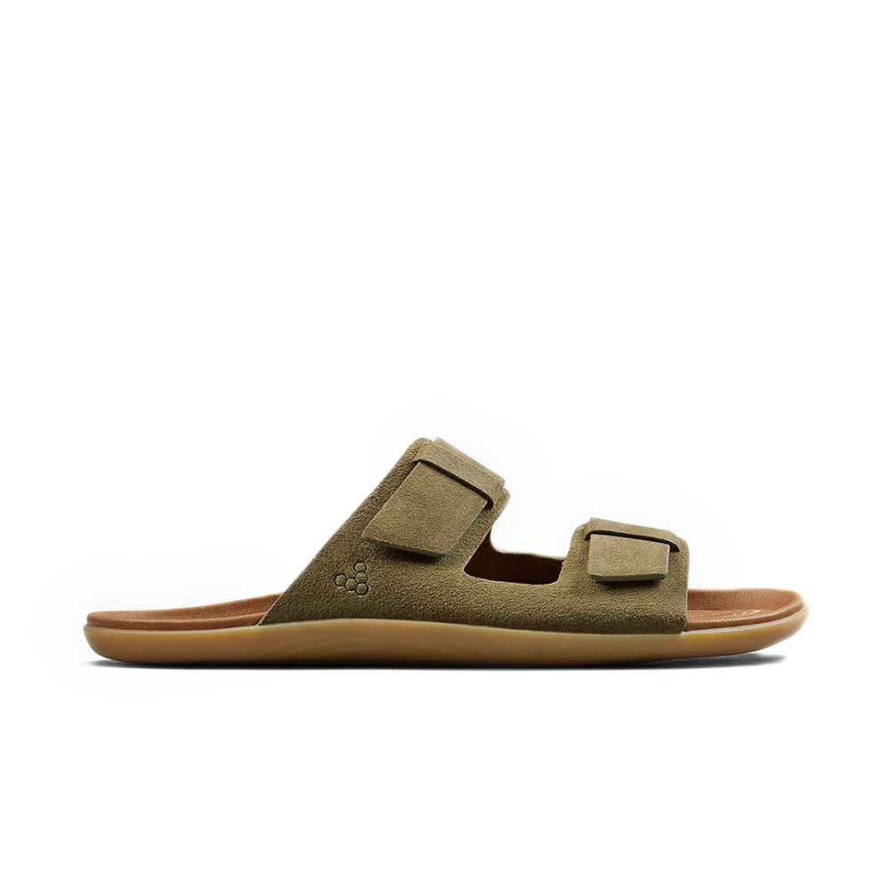 Vivobarefoot Sensus Yin Slide Womens Dark Olive