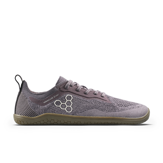 Vivobarefoot Primus Lite Knit Natural Womens Dark Gull Gray