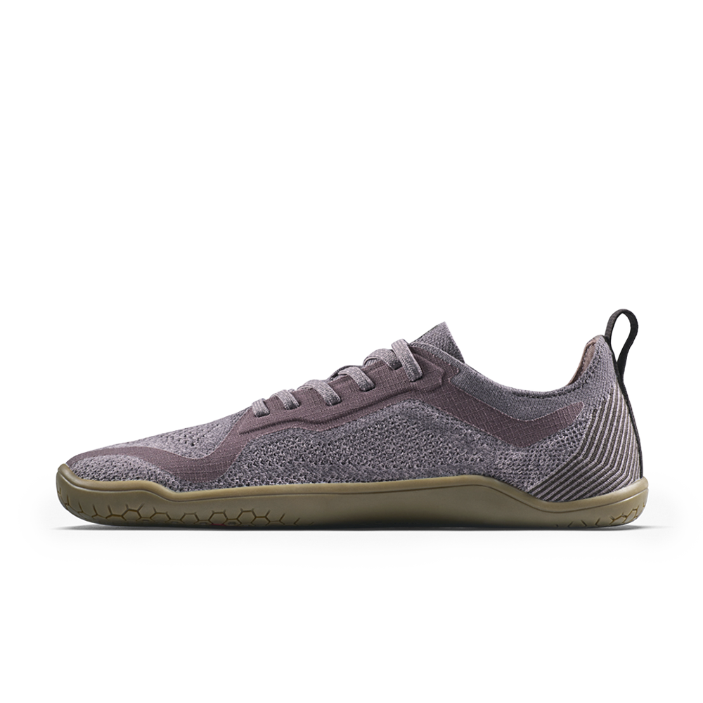 Vivobarefoot Primus Lite Knit Natural Womens Dark Gull Gray