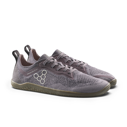 Vivobarefoot Primus Lite Knit Natural Womens Dark Gull Gray