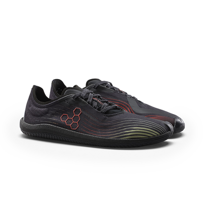 Vivobarefoot Primus Flow Womens Obsidian/Cherry Tomato
