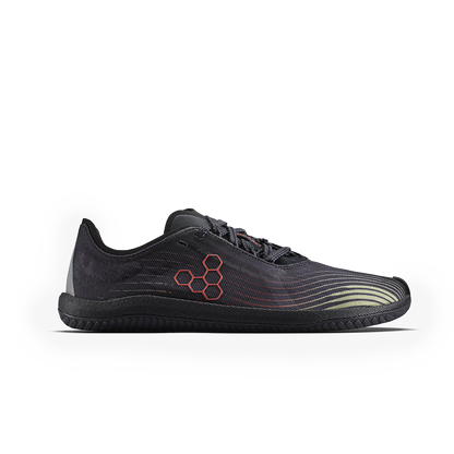Vivobarefoot Primus Flow Womens Obsidian/Cherry Tomato