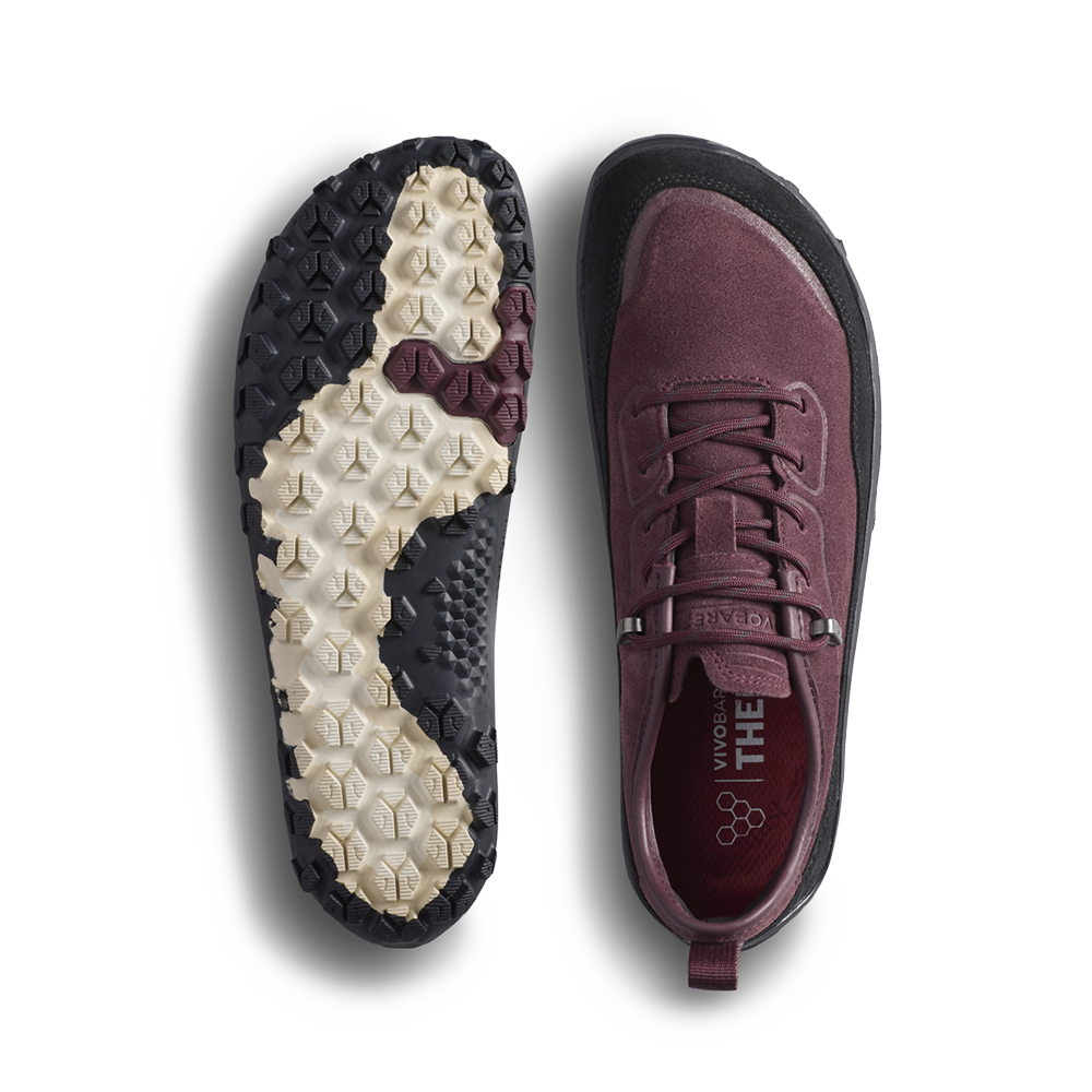 Vivobarefoot Tracker Leather AT Low II Suede Womens Fig