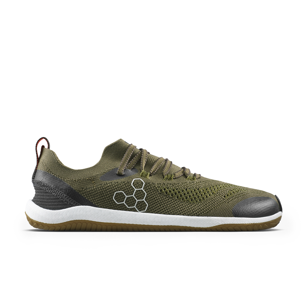 Vivobarefoot Primus Flow Knit Womens Dark Olive