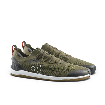Vivobarefoot Primus Flow Knit Womens Dark Olive