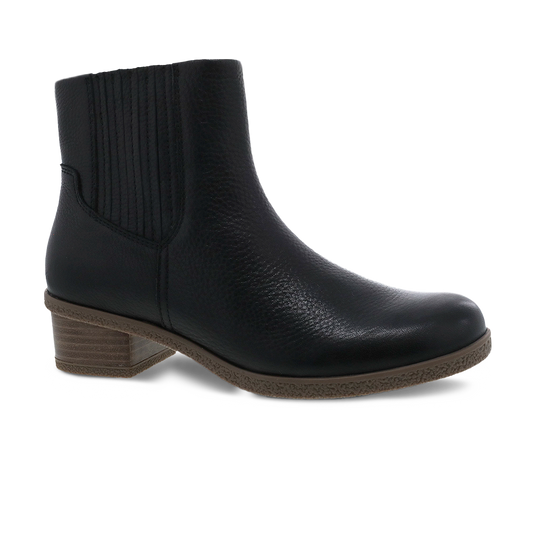 Dansko Daisie Black Waterproof Tumbled