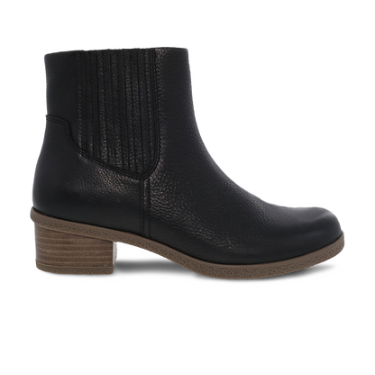 Dansko Daisie Black Waterproof Tumbled