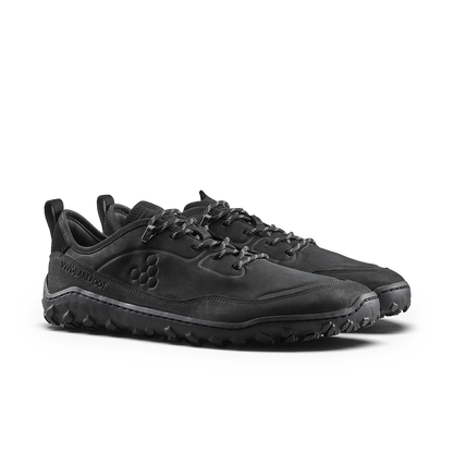 Vivobarefoot Tracker Leather At Low II Mens Obsidian
