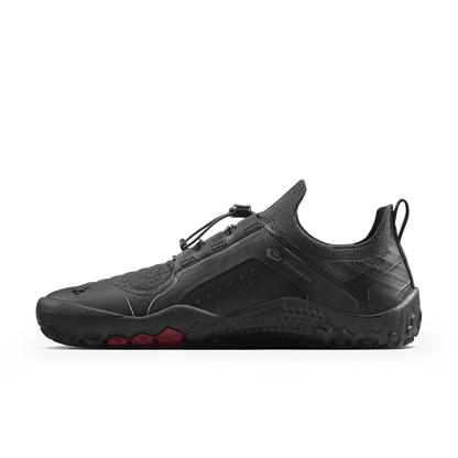 Vivobarefoot Primus Trail Knit FG Grounded Mens Obsidian/Obsidian