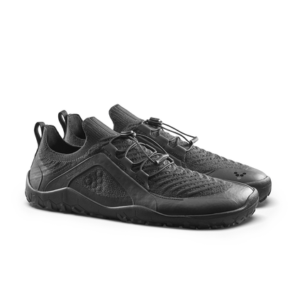 Vivobarefoot Primus Trail Knit FG Grounded Mens Obsidian/Obsidian