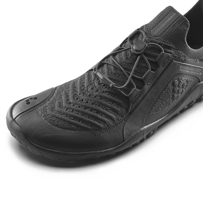 Vivobarefoot Primus Trail Knit FG Grounded Mens Obsidian/Obsidian
