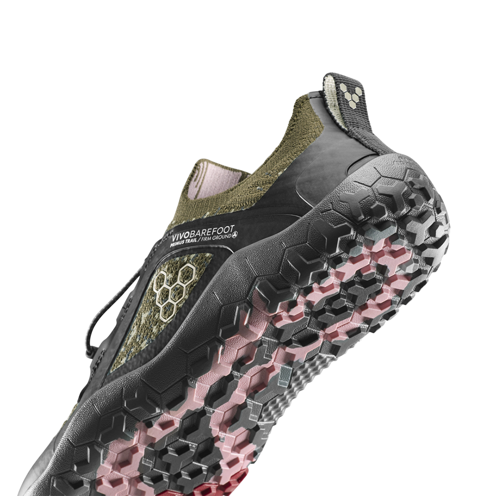 Vivobarefoot Primus Trail Knit FG Mens Dark Olive