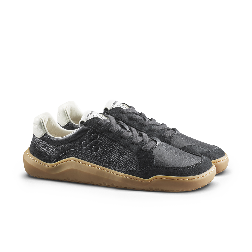Vivobarefoot Gobi III Sneaker Leather Mens Obsidian