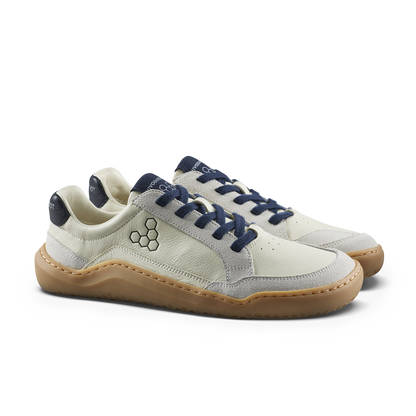 Vivobarefoot Gobi III Sneaker Leather Mens Limestone/Seaborne