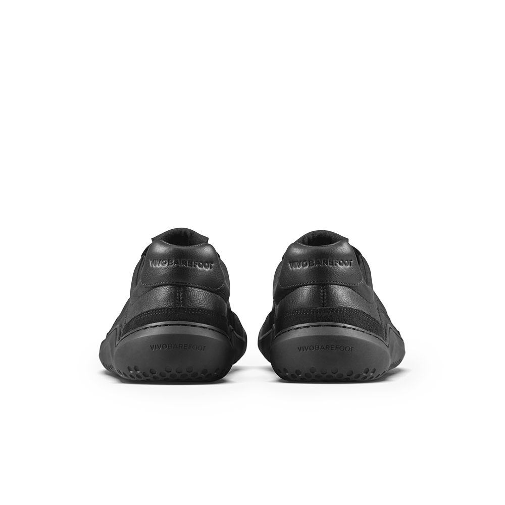 Vivobarefoot Gobi III Sneaker Leather Mens Triple Obsidian
