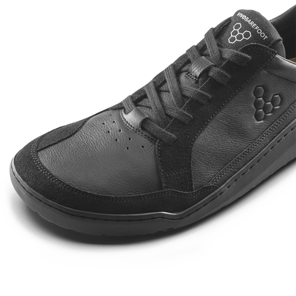 Vivobarefoot Gobi III Sneaker Leather Mens Triple Obsidian