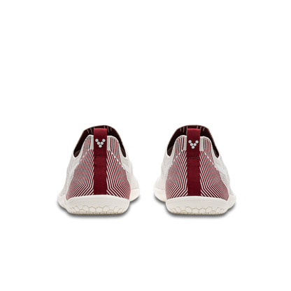 Vivobarefoot Primus Lite Knit Mens Off White/Burgundy