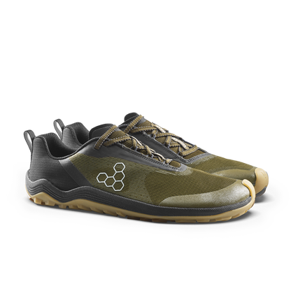 Vivobarefoot Primus Trail Flow Mens Dark Olive/Gum