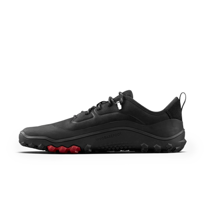 Vivobarefoot Tracker Leather Low Mens Obsidian