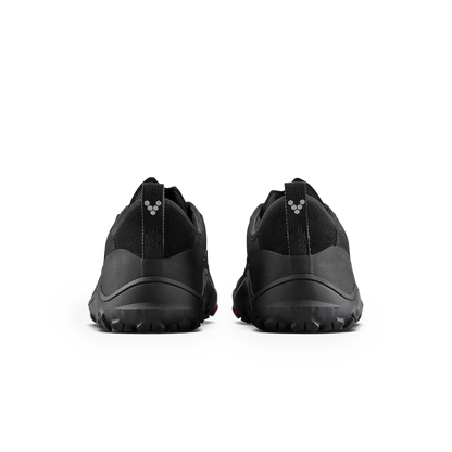 Vivobarefoot Tracker Leather Low Mens Obsidian