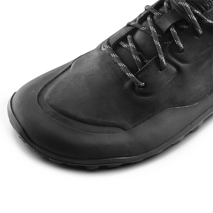 Vivobarefoot Tracker Leather Low Mens Obsidian