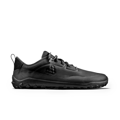 Vivobarefoot Tracker Leather Low Mens Obsidian