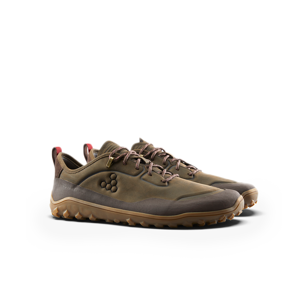 Vivobarefoot Tracker Leather Low Mens Bracken