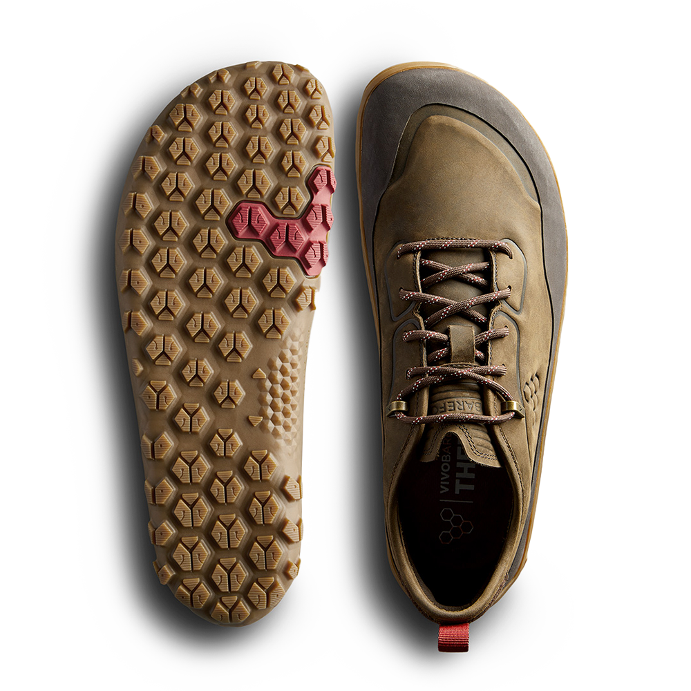 Vivobarefoot Tracker Leather Low Mens Bracken