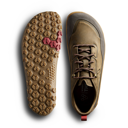 Vivobarefoot Tracker Leather Low Mens Bracken
