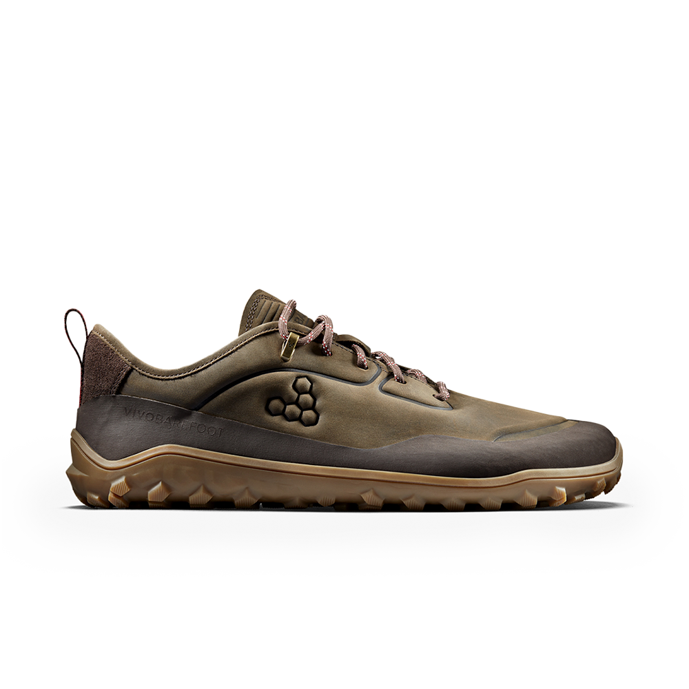 Vivobarefoot Tracker Leather Low Mens Bracken
