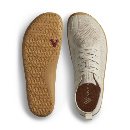 Vivobarefoot Primus Lite Knit Natural Womens Coconut