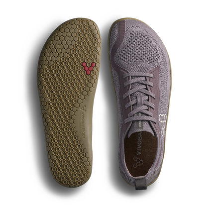 Vivobarefoot Primus Lite Knit Natural Mens Dark Gull Grey