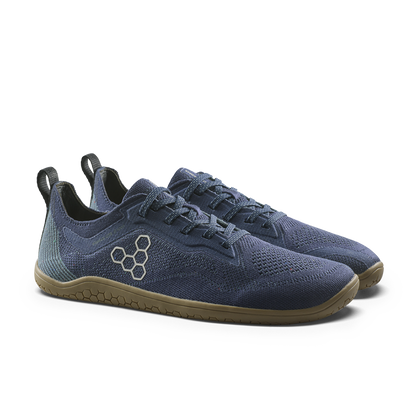 Vivobarefoot Primus Lite Knit Natural Mens Deep Ocean
