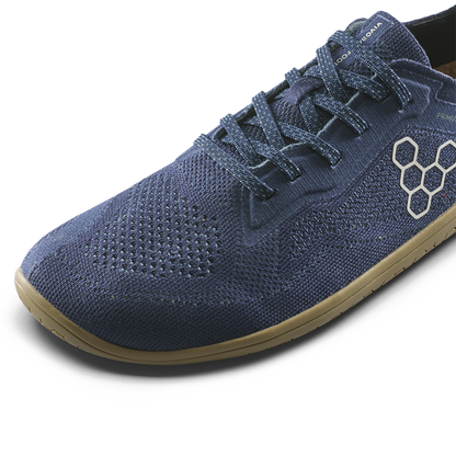 Vivobarefoot Primus Lite Knit Natural Mens Deep Ocean
