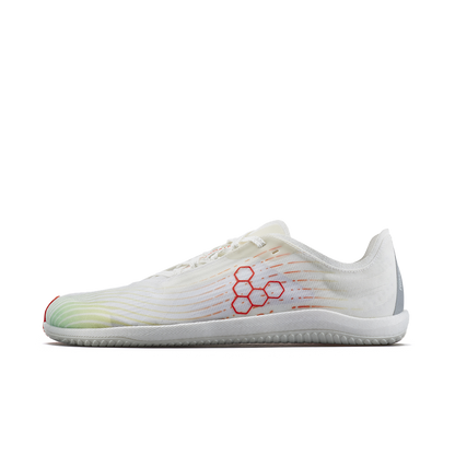 Vivobarefoot Primus Flow Mens Bright White/ Neon Orange