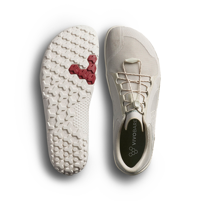 Vivobarefoot Primus Trail FG 3.5 Mens Silver Birch