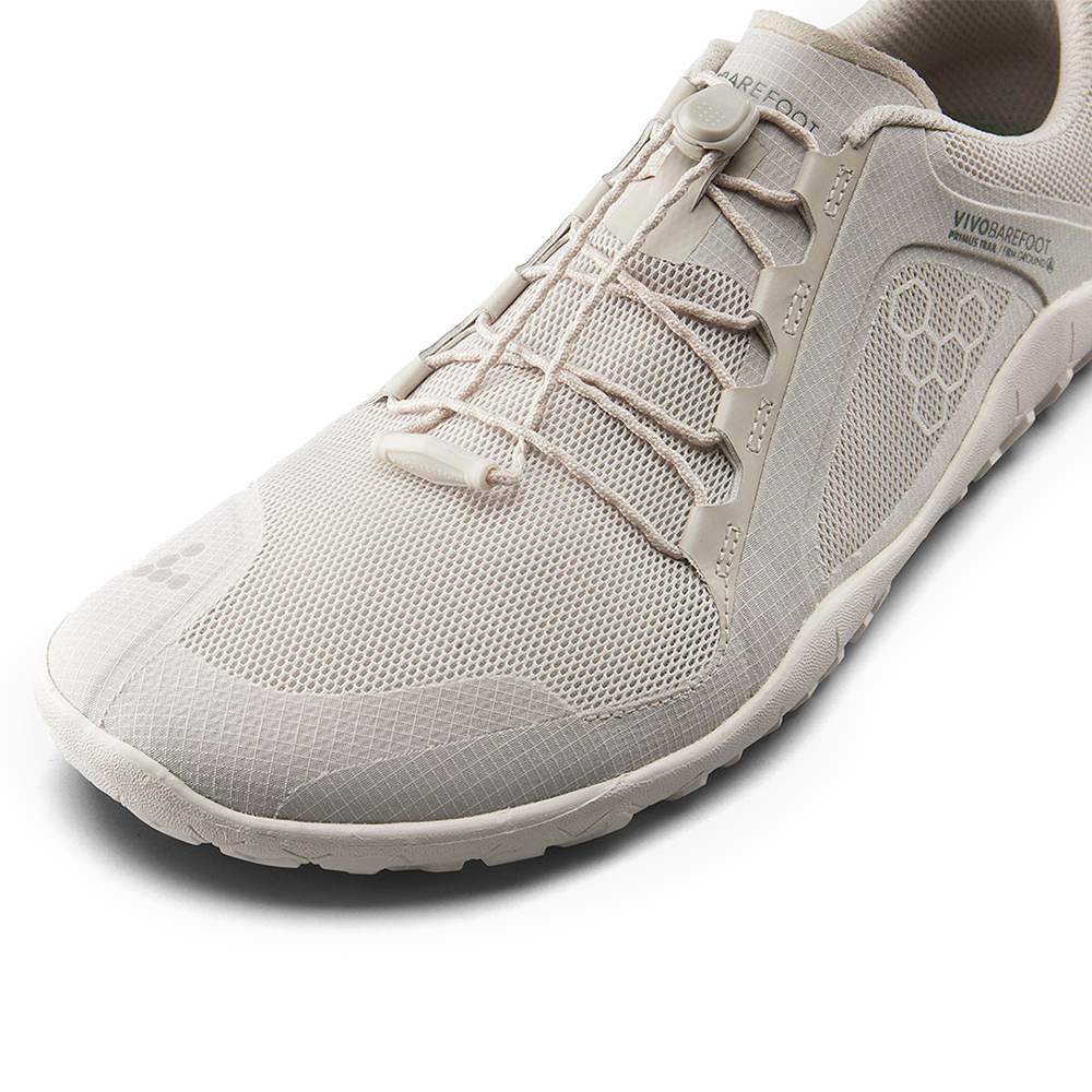 Vivobarefoot Primus Trail FG 3.5 Mens Silver Birch