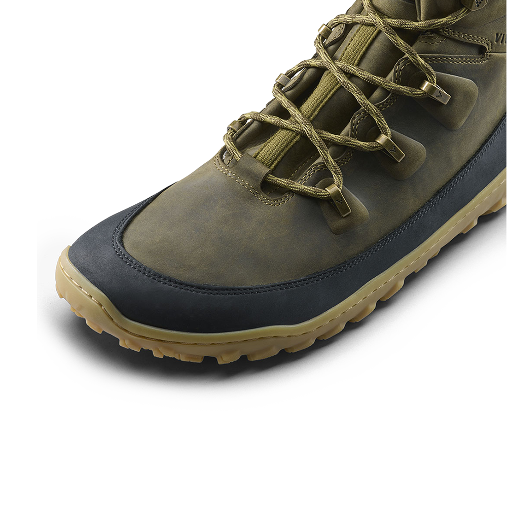 Vivobarefoot Tracker Leather AT II Mens Dark Olive