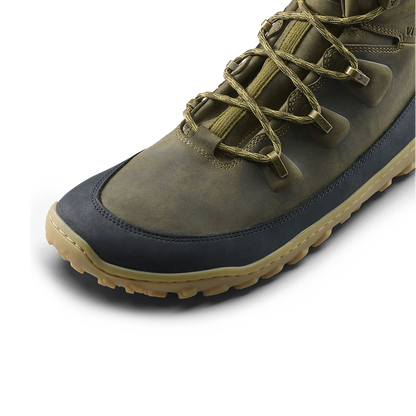 Vivobarefoot Tracker Leather AT II Mens Dark Olive